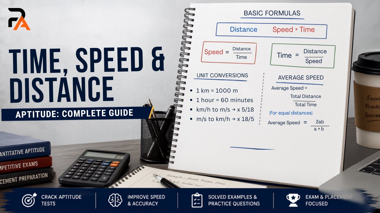Time, Speed and Distance Aptitude: Complete Guide